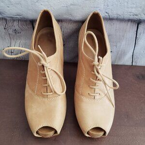 Schuler and Sons Peep Toe Shoes